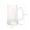 Caneca de Chopp em Vidro Zero Graus 365mL 7219 Lyor