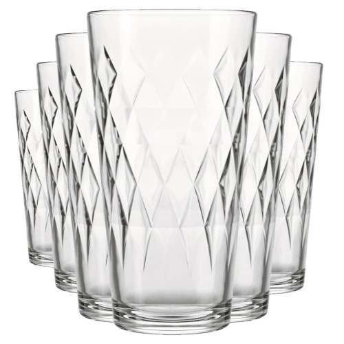 Conjunto de Copos de Vidro 350mL 6 Peças Vitrage Nadir