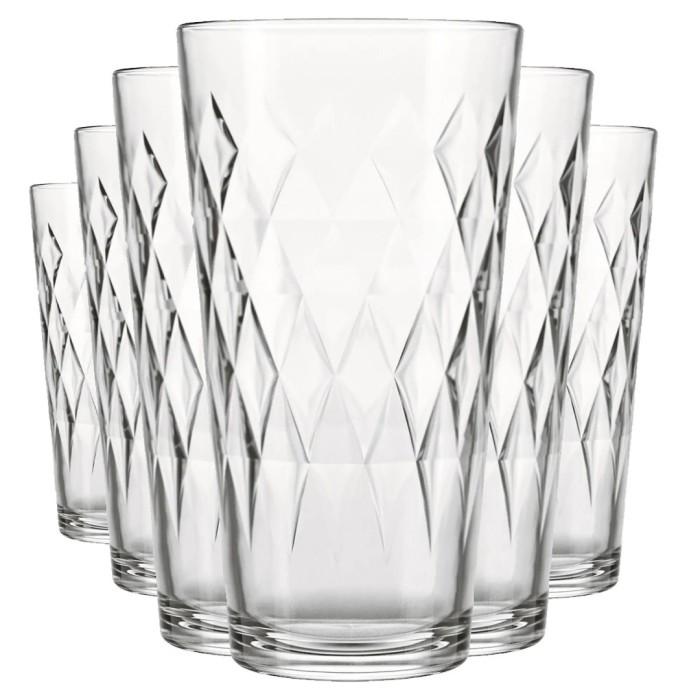 Conjunto de Copos de Vidro 350mL 6 Peças Vitrage Nadir