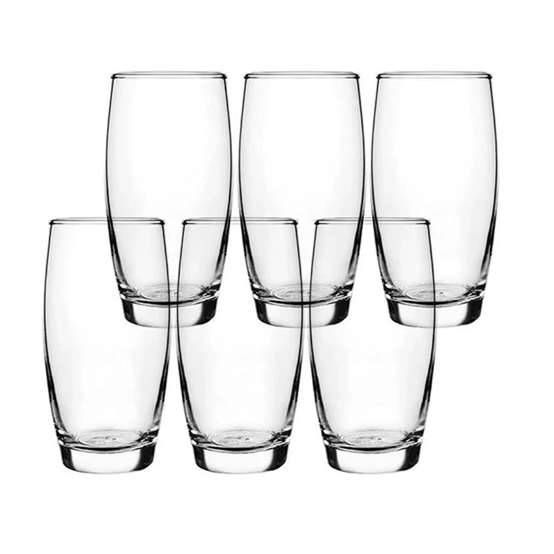 Conjunto de Copos 6 Peças de Vidro 300mL Nadir Oca